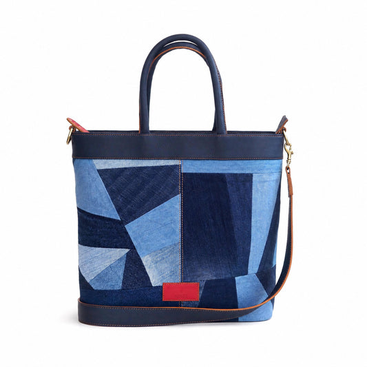 Uanny Tote Bag Rosacandela x Milée royal blue
