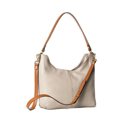 Desirée — Leather Hobo Bag LT Stone