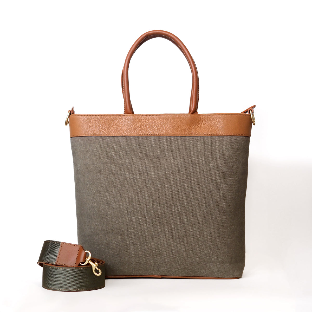 Uanny — Crossbody Tote Bag in Leather